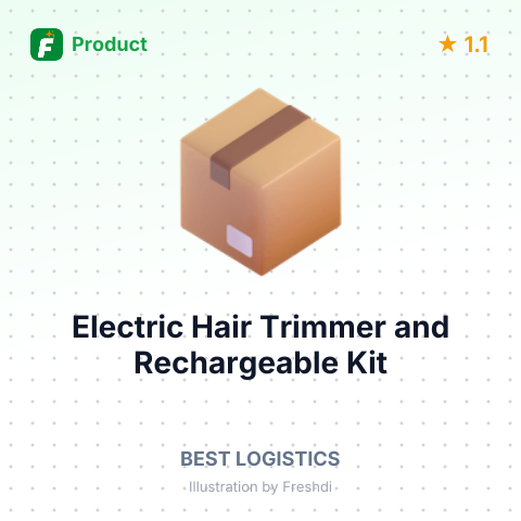 Electric Hair Trimmer and Rechargeable Kit – summary card, no photo uploaded yet