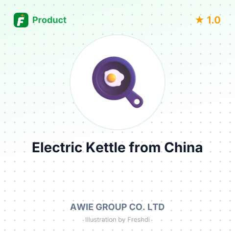 Electric Kettle – summary card, no photo uploaded yet