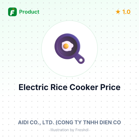 Electric Rice Cooker – summary card, no photo uploaded yet
