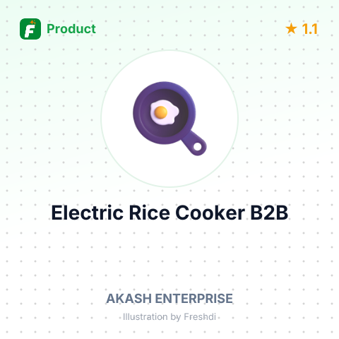 Electric Rice Cooker – summary card, no photo uploaded yet
