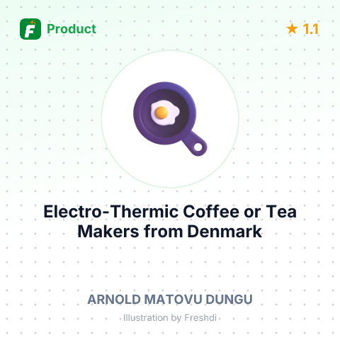 Electro-Thermic Coffee or Tea Makers – summary card, no photo uploaded yet