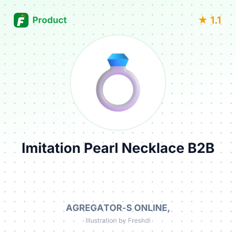 Elegant Imitation Pearl Necklace – summary card, no photo uploaded yet
