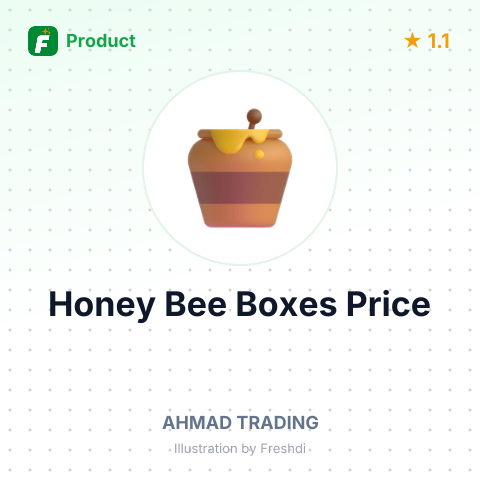 Empty Honey Bee Boxes – summary card, no photo uploaded yet
