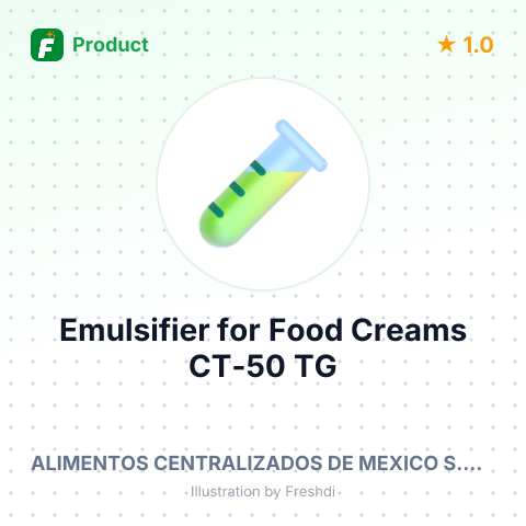 Emulsifier for Food Creams CT-50 TG – summary card, no photo uploaded yet