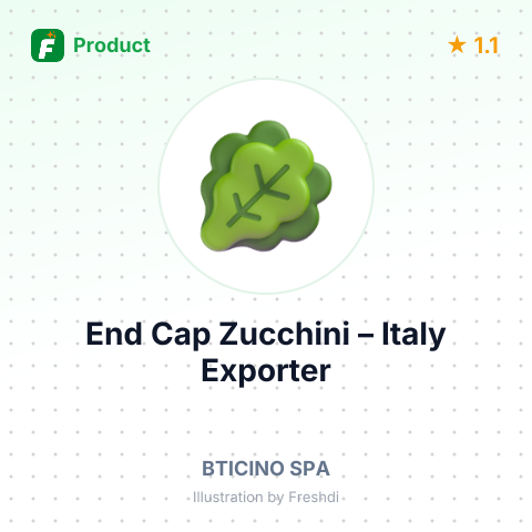 End Cap Zucchini – summary card, no photo uploaded yet