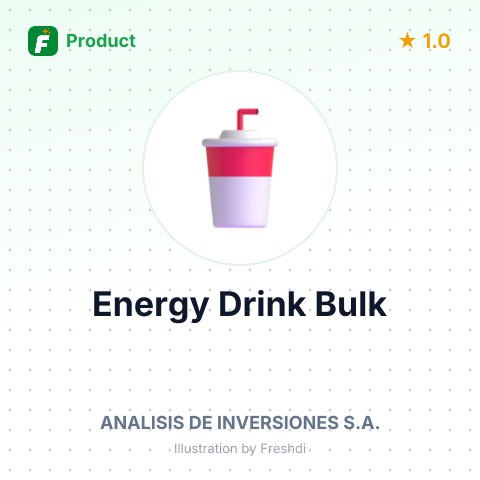 Energy Drink – summary card, no photo uploaded yet