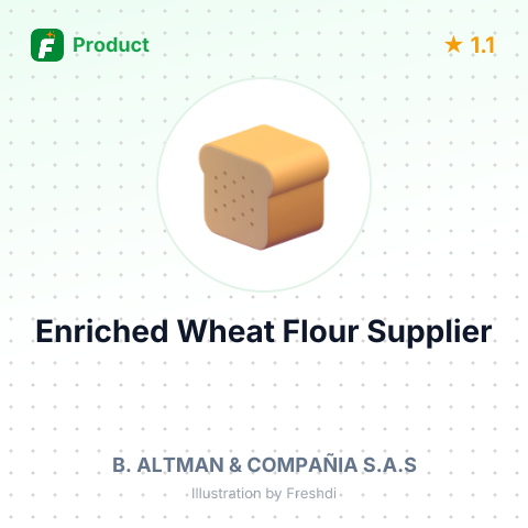 Enriched Wheat Flour – product summary card, no photo uploaded yet