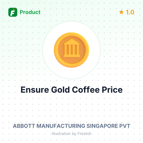 Ensure Gold Coffee – summary card, no photo uploaded yet