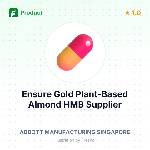 Ensure Gold Plant-Based Almond HMB – summary card, no photo uploaded yet