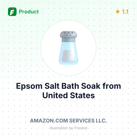 Epsom Salt Bath Soak – summary card, no photo uploaded yet