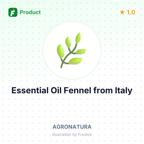 Essential Oil Fennel – summary card, no photo uploaded yet