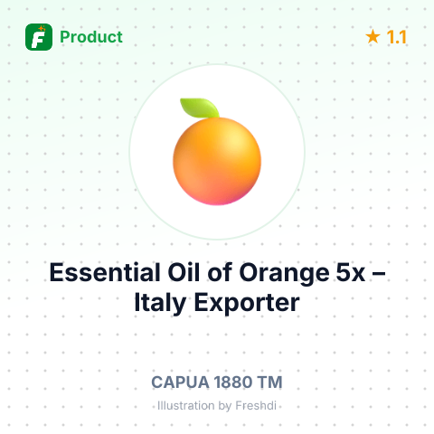 Essential Oil of Orange (Florida) 5x – summary card, no photo uploaded yet