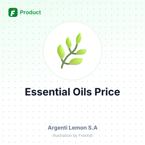 Essential Oils and Resinoids – summary card, no photo uploaded yet
