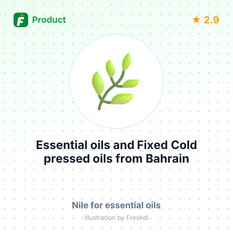 Essential oils and Fixed Cold pressed oils – summary card, no photo uploaded yet