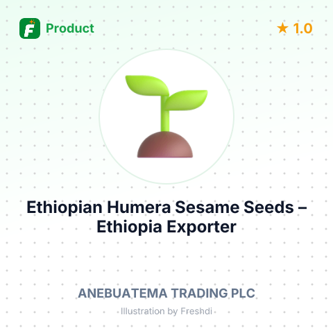 Ethiopian Humera Sesame Seeds – summary card, no photo uploaded yet