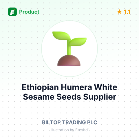Ethiopian Humera White Sesame Seeds – summary card, no photo uploaded yet