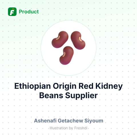 Ethiopian Origin Red Kidney Beans – summary card, no photo uploaded yet