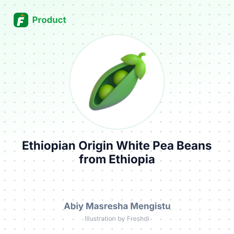 Ethiopian Origin White Pea Beans – summary card, no photo uploaded yet