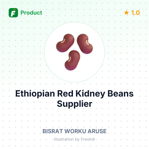 Ethiopian Red Kidney Beans – summary card, no photo uploaded yet