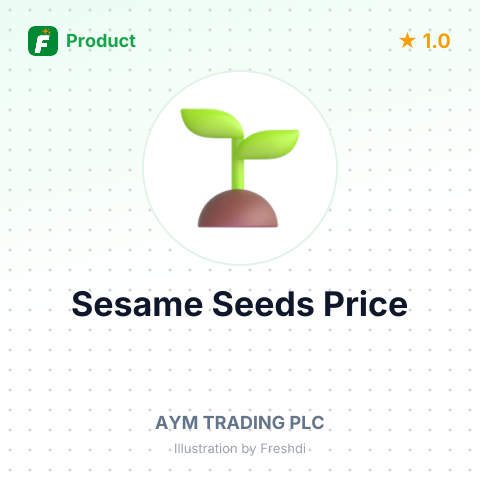 Ethiopian Reddish Sesame Seeds – summary card, no photo uploaded yet