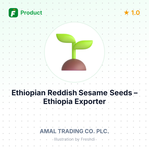 Ethiopian Reddish Sesame Seeds – summary card, no photo uploaded yet