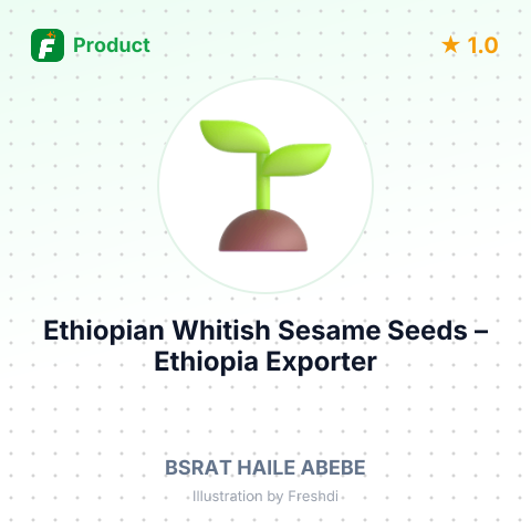 Ethiopian Whitish Sesame Seeds – summary card, no photo uploaded yet