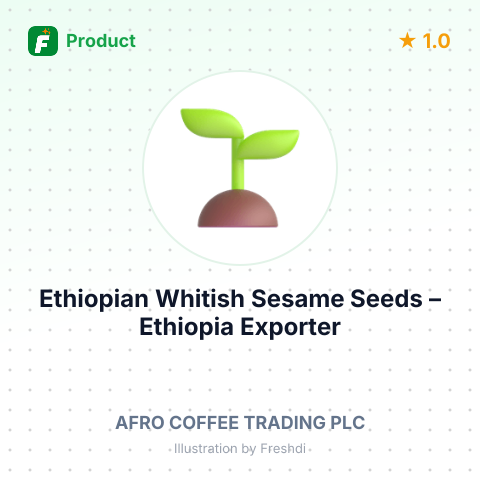 Ethiopian Whitish Sesame Seeds – summary card, no photo uploaded yet
