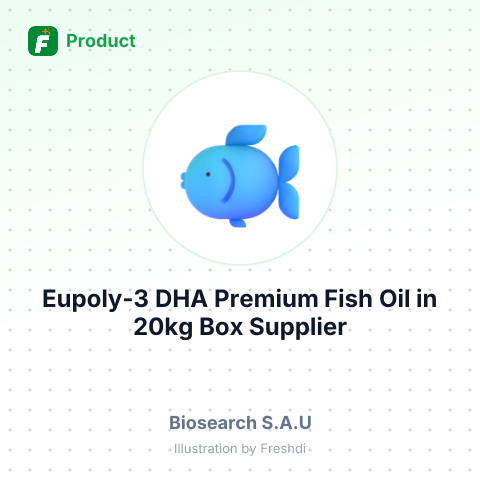 Eupoly-3 DHA Premium Fish Oil in 20kg Box – summary card, no photo uploaded yet