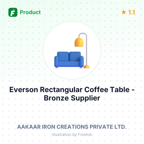 Everson Rectangular Coffee Table - Bronze – summary card, no photo uploaded yet