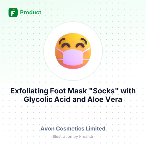 Exfoliating Foot Mask "Socks" with Glycolic Acid and Aloe Vera – summary card, no photo uploaded yet