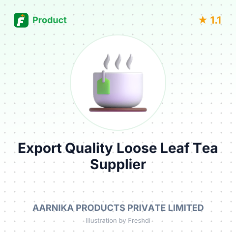 Export Quality Loose Leaf Tea – summary card, no photo uploaded yet