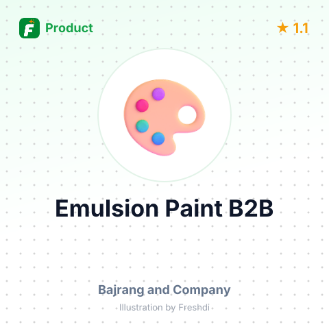 Exterior Emulsion Paint - Vibrant Orange – summary card, no photo uploaded yet