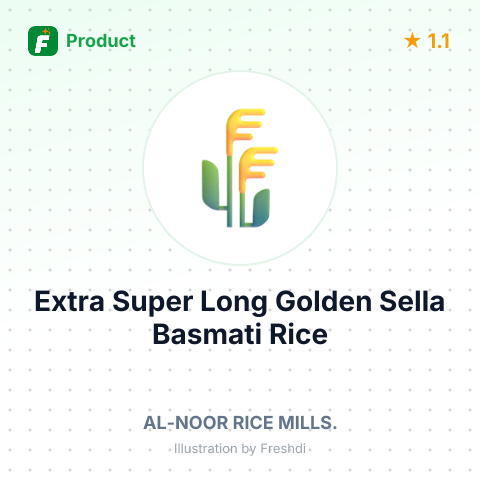 Extra Super Long Golden Sella Basmati Rice – summary card, no photo uploaded yet