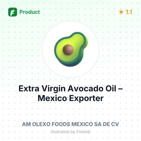 Extra Virgin Avocado Oil – summary card, no photo uploaded yet