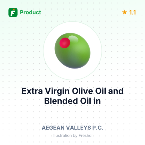 Extra Virgin Olive Oil and Blended Oil in Bag-in-Box – summary card, no photo uploaded yet