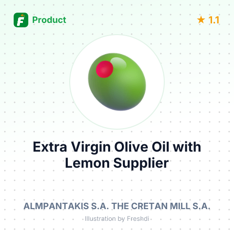 Extra Virgin Olive Oil with Lemon – summary card, no photo uploaded yet