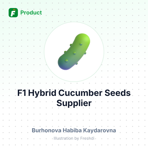 F1 Hybrid Cucumber Seeds – summary card, no photo uploaded yet