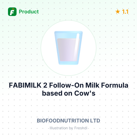 FABIMILK 2 Follow-On Milk Formula based on Cow's Milk – summary card, no photo uploaded yet
