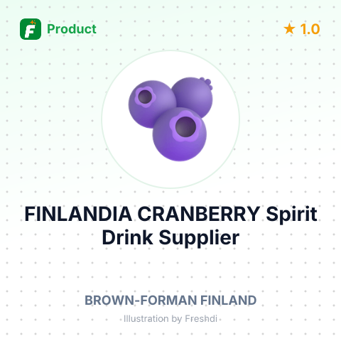 FINLANDIA CRANBERRY Spirit Drink – summary card, no photo uploaded yet