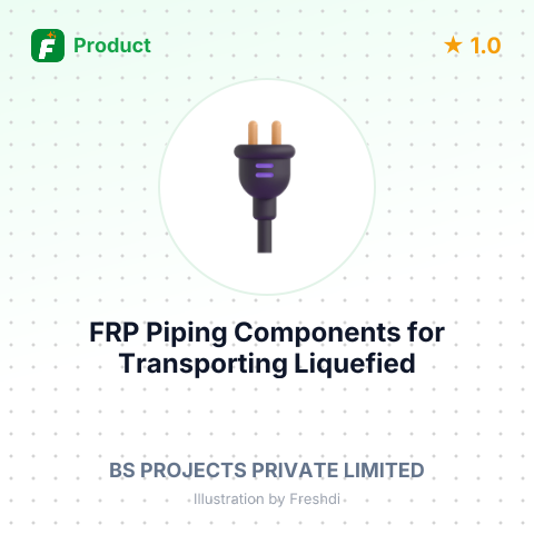 FRP Piping Components for Transporting Liquefied Limestone – summary card, no photo uploaded yet