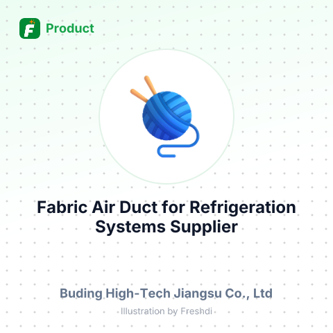 Fabric Air Duct for Refrigeration Systems – summary card, no photo uploaded yet