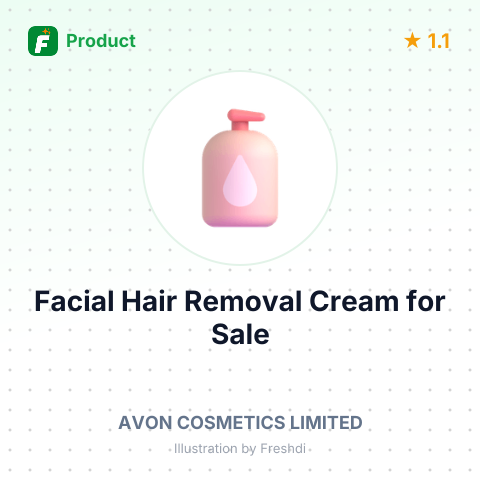 Facial Hair Removal Cream with Aloe Vera – summary card, no photo uploaded yet