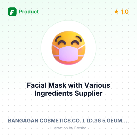 Facial Mask with Various Ingredients – summary card, no photo uploaded yet