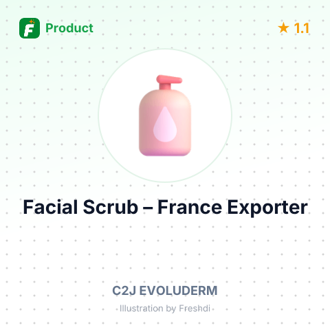 Facial Scrub – summary card, no photo uploaded yet