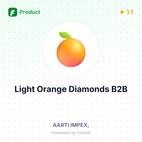 Fancy Cut Diamonds - Light Orange Pears – product summary card, no photo uploaded yet