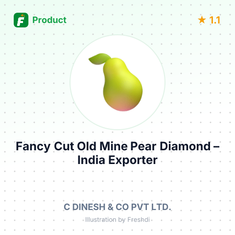 Fancy Cut Old Mine Pear Diamond – summary card, no photo uploaded yet