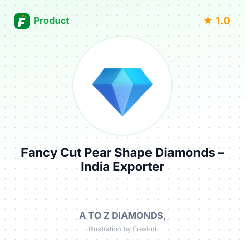 Fancy Cut Pear Shape Diamonds – summary card, no photo uploaded yet