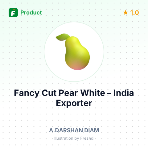Fancy Cut Pear White – summary card, no photo uploaded yet