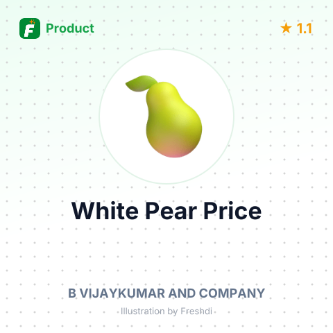 Fancy Cut White Pear – summary card, no photo uploaded yet