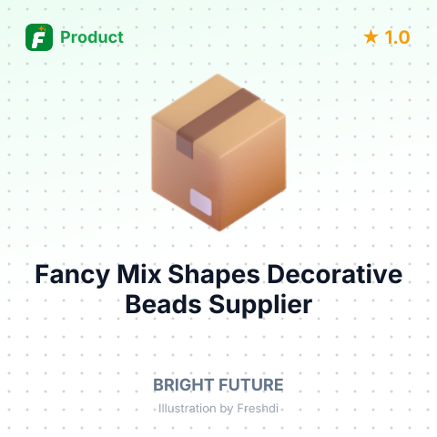 Fancy Mix Shapes Decorative Beads – summary card, no photo uploaded yet